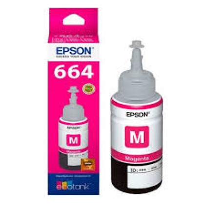 REFIL EPSON 664 | MAGENTA | T644320AL|  L200 L375 L380 L220 L110 L355 L555 L565 L575 L455 L475 L365 L396 L1300 70ML